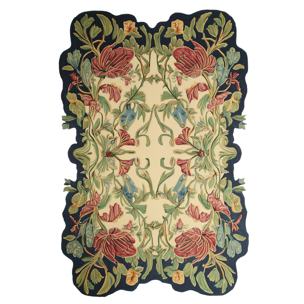 Garden Whispers Royalty Hand Tufted Wool Rug