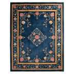Jewel Box of Blooms Viscose Hand Tufted Rug