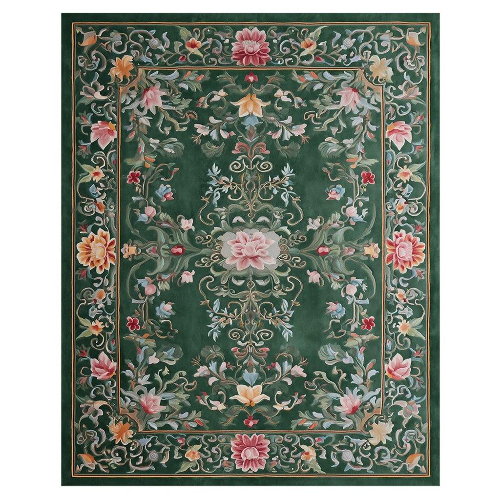 Moorland Tapestry Hand Tufted Viscose Rug