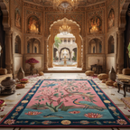 Peacock Blossom Dynasty Hand Tufted Wool Rug