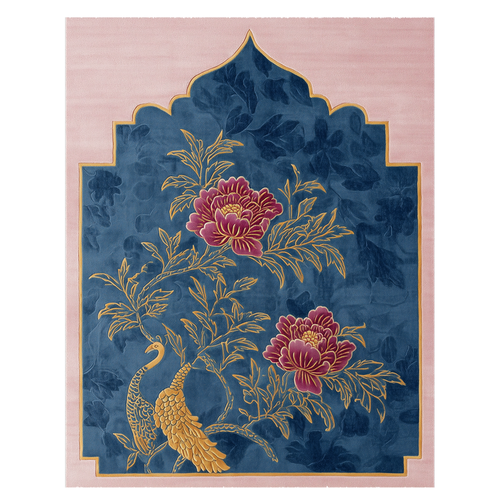 The Alcove Mural Hand Tufted Viscose Rug