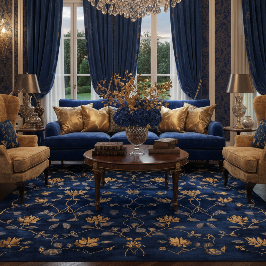 The Celestial Weave Hand Tufted Rug
