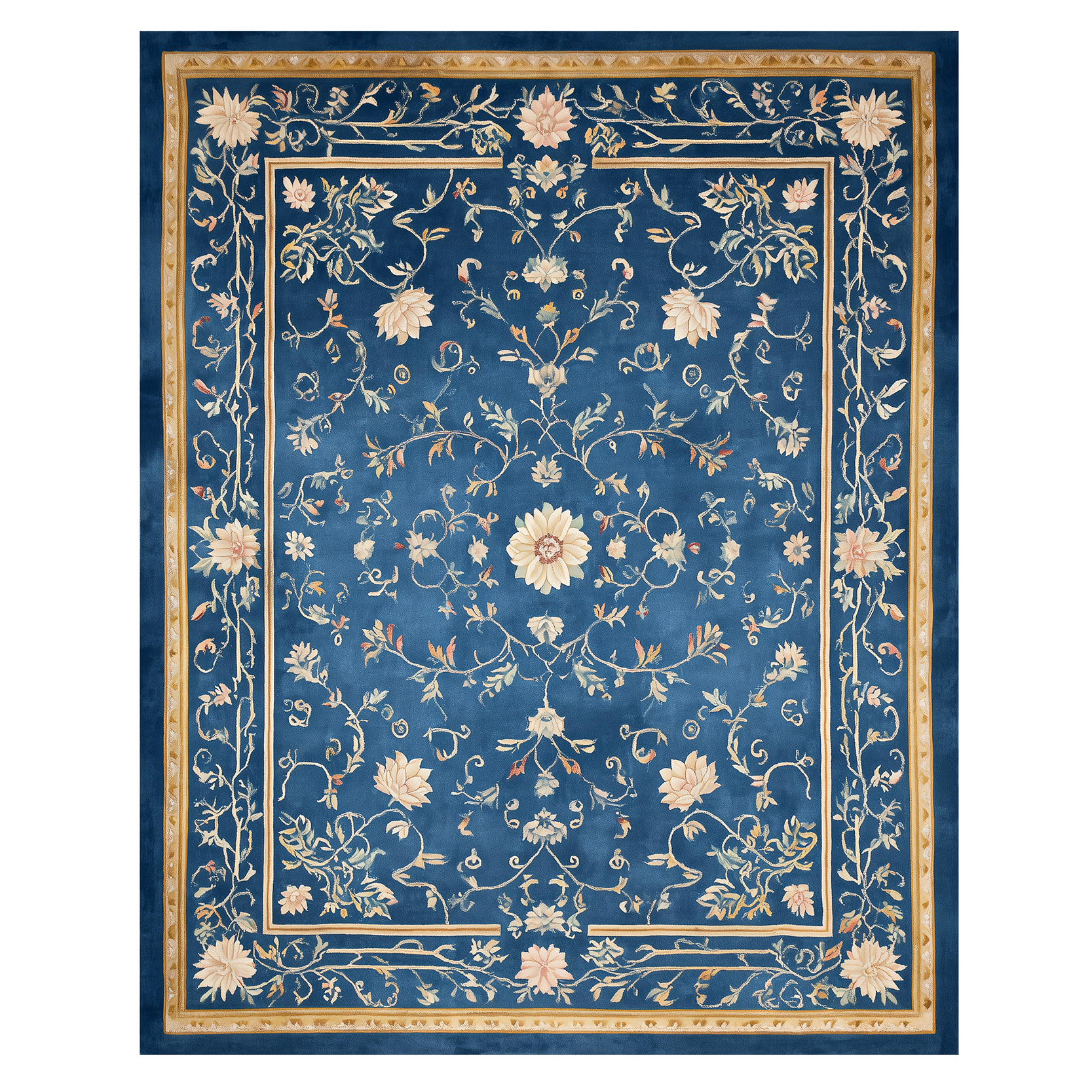 Vine Gardenia Viscose Hand Tufted Rug