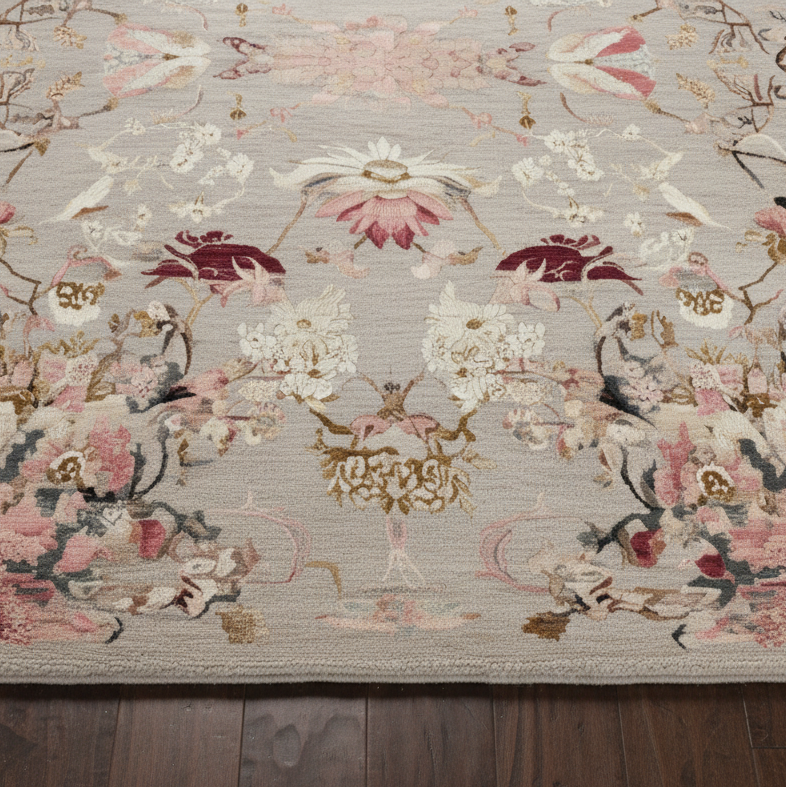 Whispers of Spring Hand Knotted Wool Rug