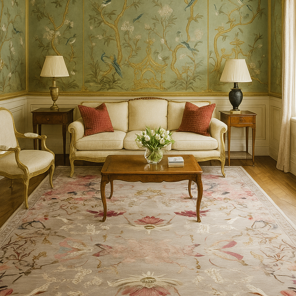 Whispers of Spring Hand Knotted Wool Rug