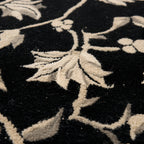 Bloom After Dark Hand Tufted Wool Rug - rug