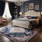 Blush Symmetries Hand Tufted Rug - rug
