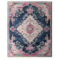 Blush Symmetries Hand Tufted Rug - rug