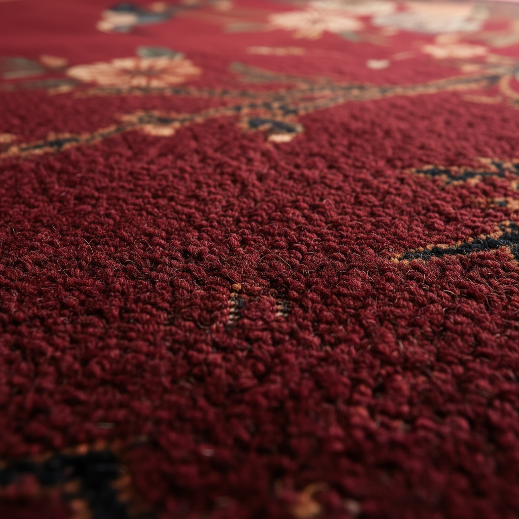 Brocade Bird & Blossom Square Viscose Hand Tufted Rug